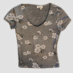 Short Sleeved Floral Summer Top
